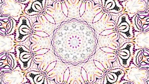 Ornate Mandala-Schleife Hintergrund — Stockvideo