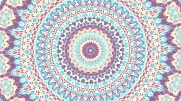 Ornate Mandala-Schleife Hintergrund — Stockvideo