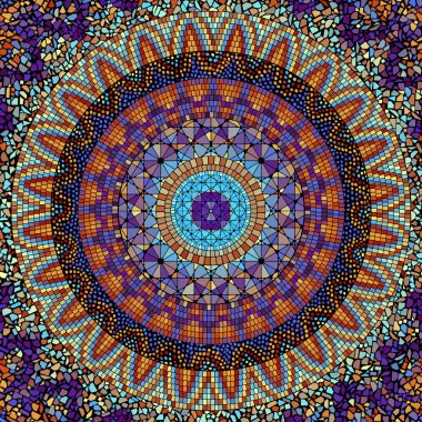 Dikişsiz mozaik desen