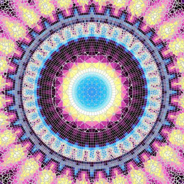 Dikişsiz mozaik desen