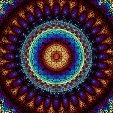 Dikişsiz mozaik desen