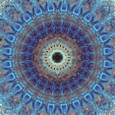 Dikişsiz mozaik desen