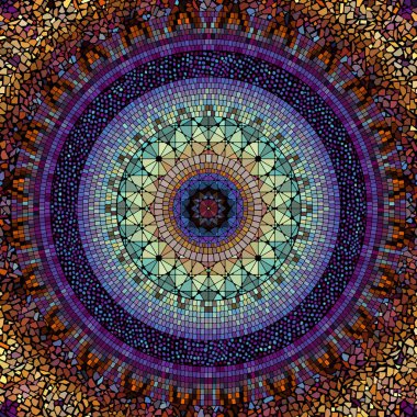 Dikişsiz mozaik desen