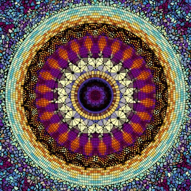 Dikişsiz mozaik desen