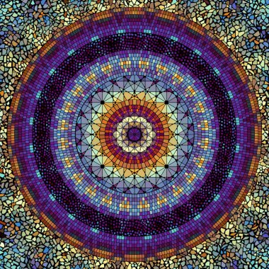 Dikişsiz mozaik desen