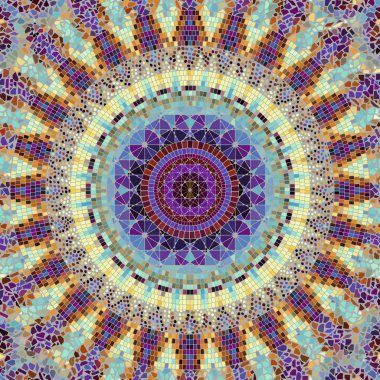 Dikişsiz mozaik desen