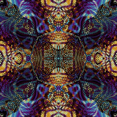 Dikişsiz mozaik desen