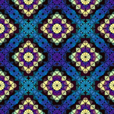 Geometrik soyut desen.