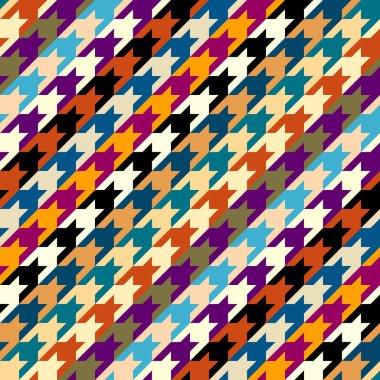 Dikişsiz Hounds-diş desen