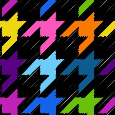 Dikişsiz Hounds-diş desen