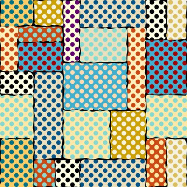 Noktasız polka deseni