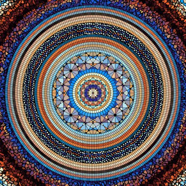 Dikişsiz mozaik desen