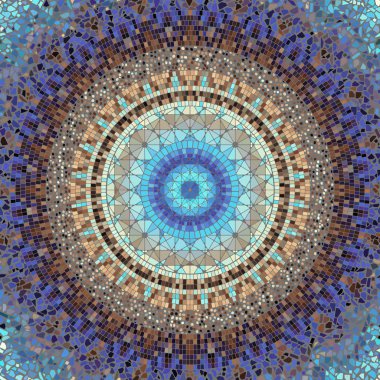 Dikişsiz mozaik desen