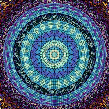 Dikişsiz mozaik desen