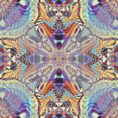 Dikişsiz mozaik desen