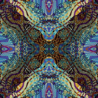 Dikişsiz mozaik desen