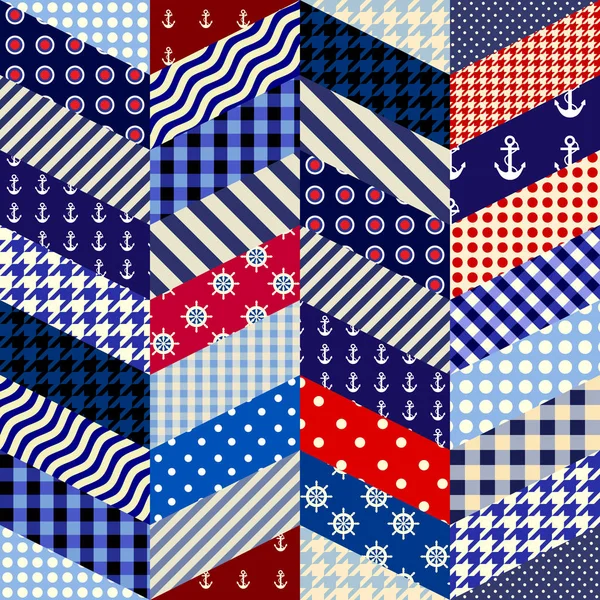 Imitation d'un patchwork — Image vectorielle