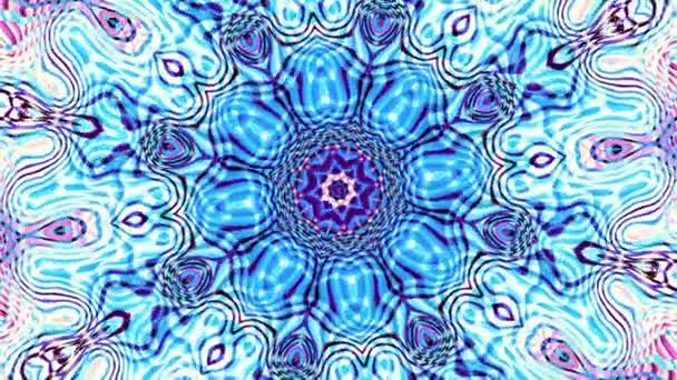 Versierde mandala lus achtergrond — Stockvideo