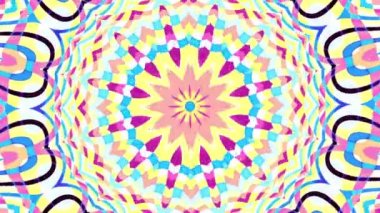 Süslemeli mandala döngü arkaplanı