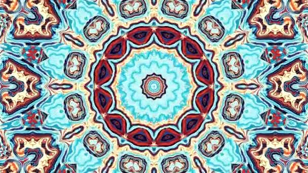 Ornate Mandala-Schleife Hintergrund — Stockvideo