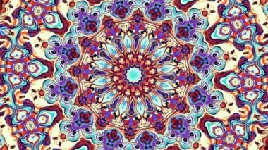 Süslemeli mandala döngü arkaplanı