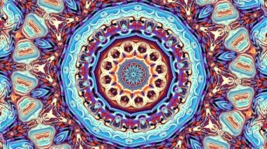 Süslemeli mandala döngü arkaplanı