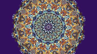 Süslemeli mandala döngü arkaplanı