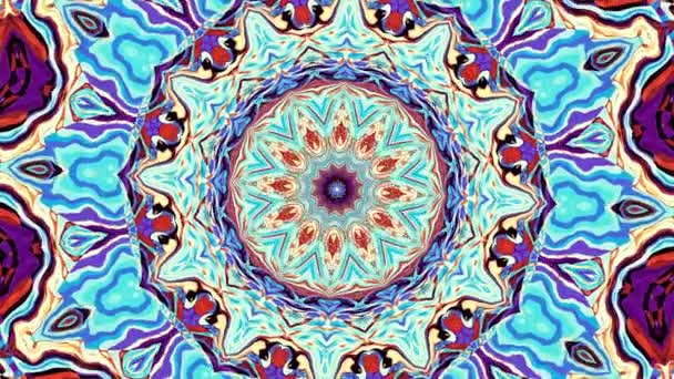 Ornate Mandala-Schleife Hintergrund — Stockvideo