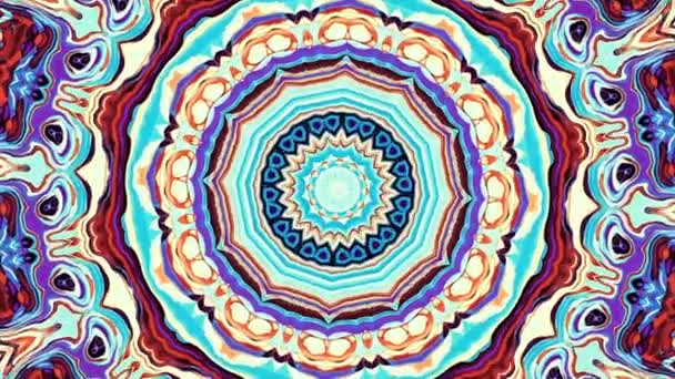 Versierde mandala lus achtergrond — Stockvideo