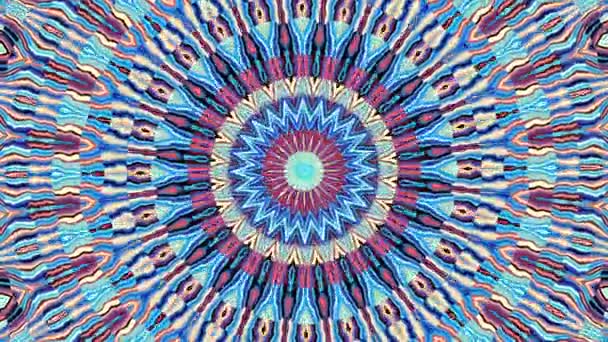 Versierde mandala lus achtergrond — Stockvideo