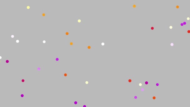 Fond de confettis colorés — Video