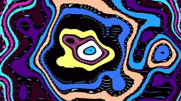 Psychedelischer Hintergrund — Stockvideo