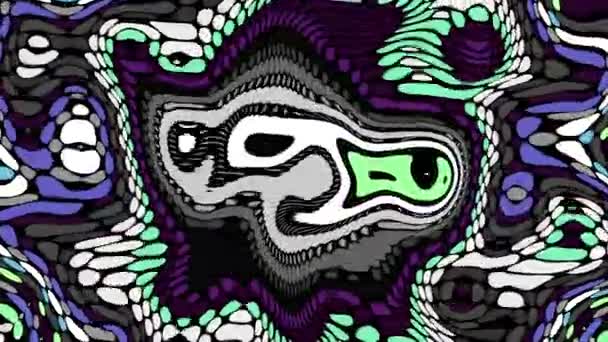 Psychedelischer Hintergrund — Stockvideo