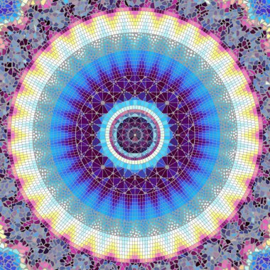 Dikişsiz mozaik desen