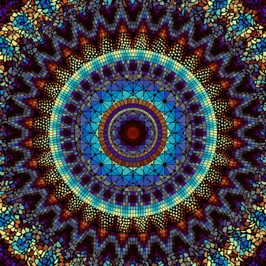 Dikişsiz mozaik desen