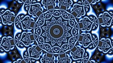 Fütüristik mandala döngü arka plan