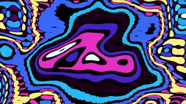 Psychedelic fundo em movimento — Vídeo de Stock