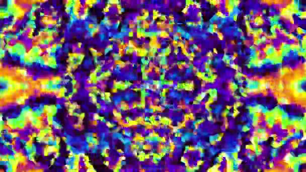 Fond de boucle psychédélique abstrait symétrique