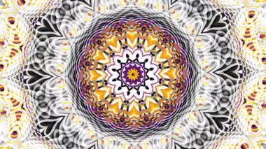 Süslemeli mandala döngü arkaplanı