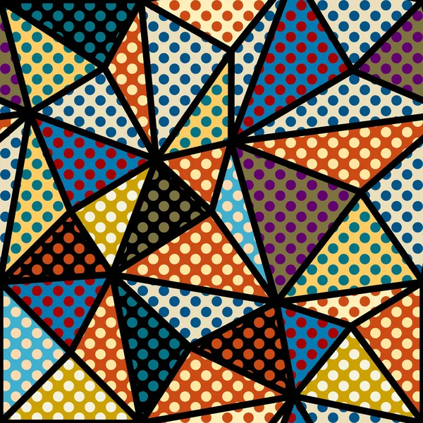 Seamless polka dot pattern Vector Illustration. — Stock Vector