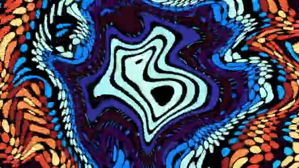 Psychedelic fundo em movimento — Vídeo de Stock