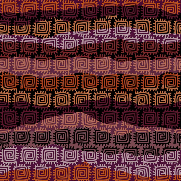 Fond tribal brun . — Image vectorielle