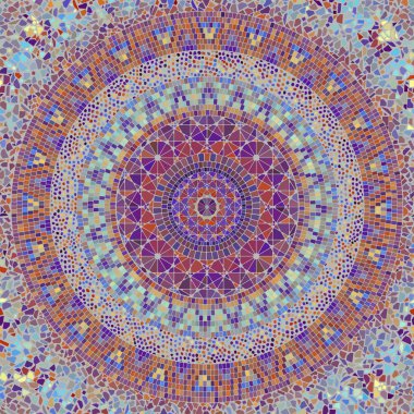 Sorunsuz mozaik desen vektör çizim.