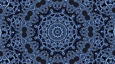 Fütüristik mandala döngü arka plan