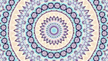 Süslemeli mandala döngü arkaplanı