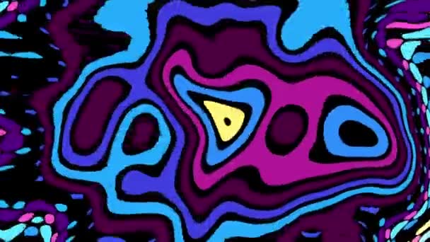 Psychedelischer Hintergrund — Stockvideo