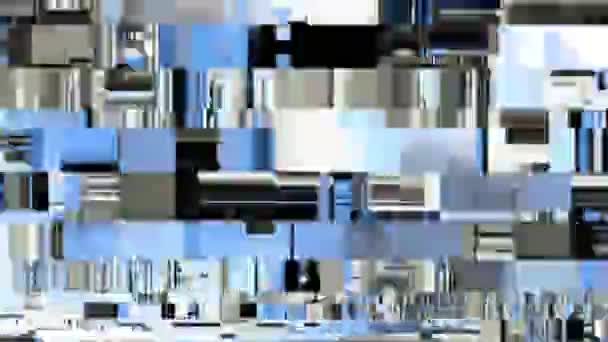 Geometriska loop bakgrund — Stockvideo