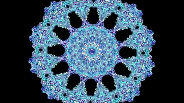 Ornate mandala loop background — Stock Video