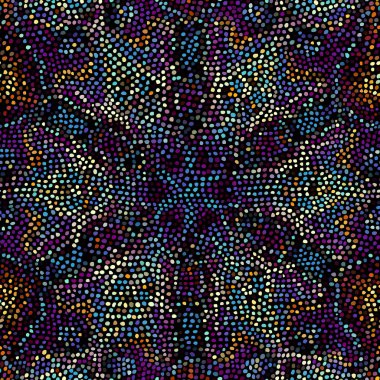 Sorunsuz mozaik sanat desen