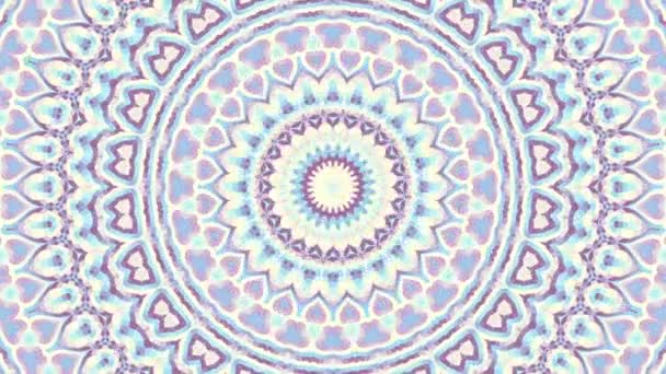 Ornate mandala loop background — Stock Video